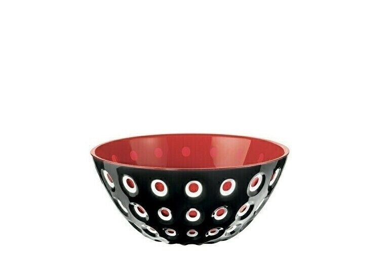 Saladier Noir et Rouge 25cm Saladier Noir et Rouge 25cm
