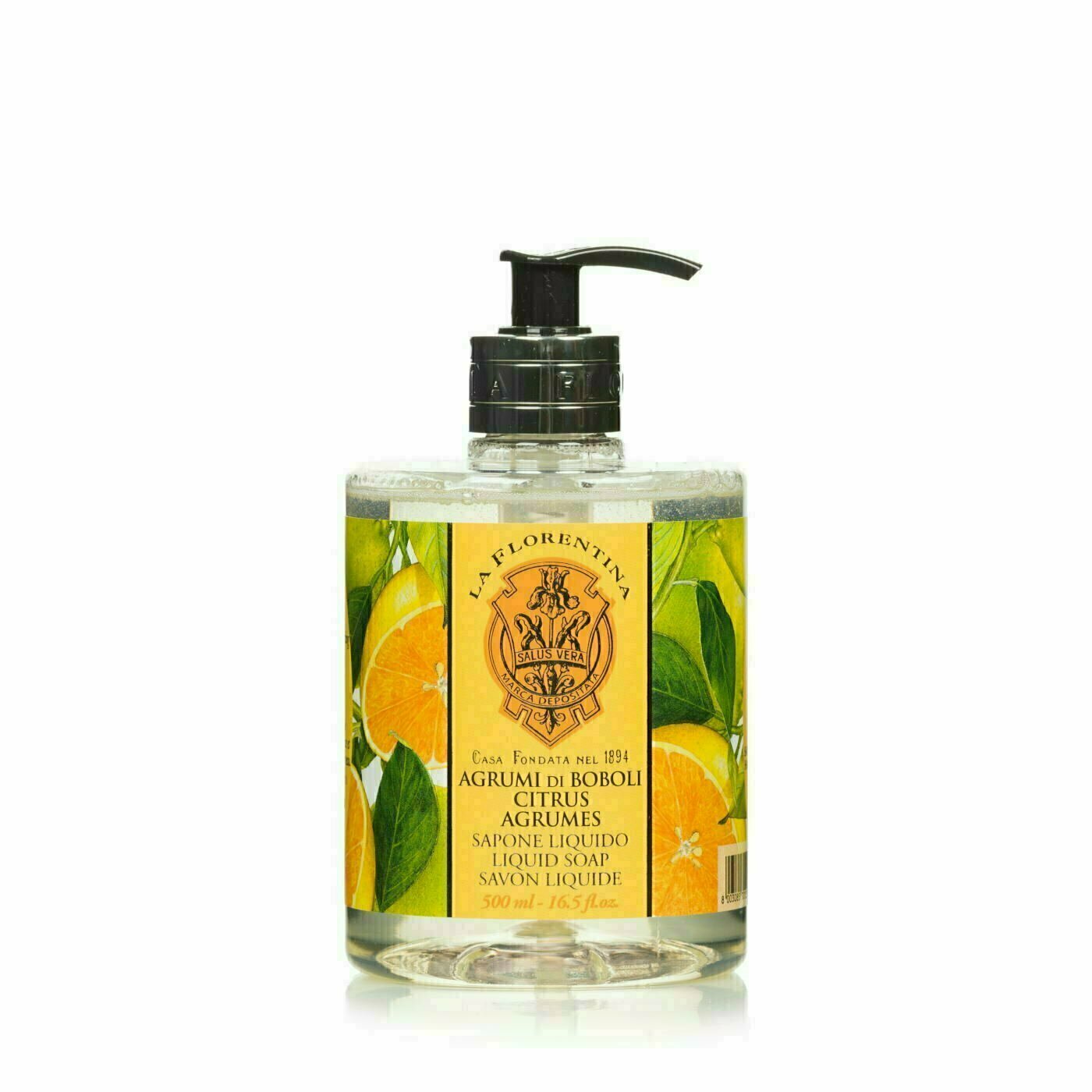Savon liquide aux agrumes de Boboli 500ml Savon liquide aux agrumes de Boboli 500ml