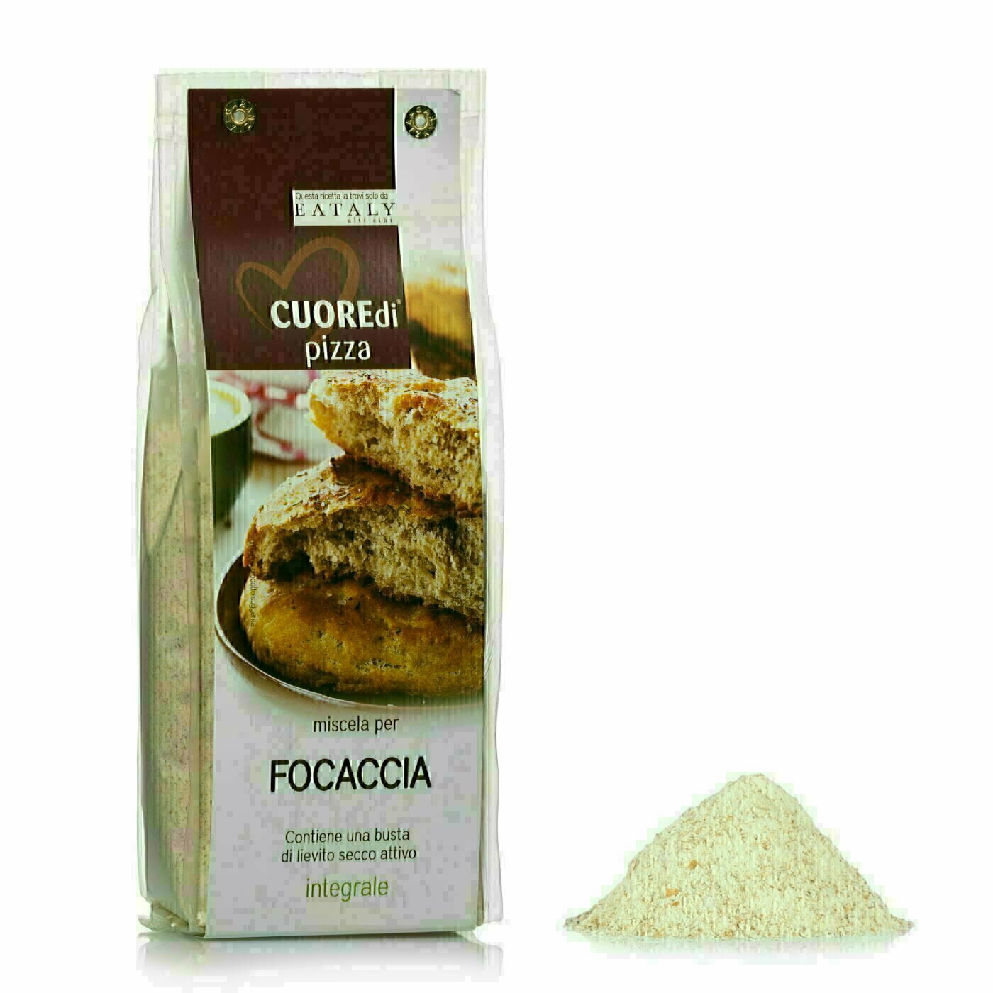 Preparation pour Focaccia au Blé Complet 500g Preparation pour Focaccia au Blé Complet 500g