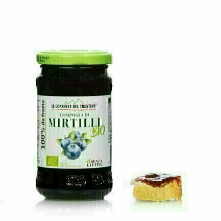 Compote biologique de myrtilles 250g Compote biologique de myrtilles 250g