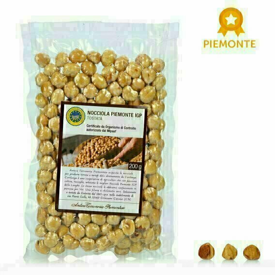 Noisettes grillées IGP du Piémont 200G Noisettes grillées IGP du Piémont 200G