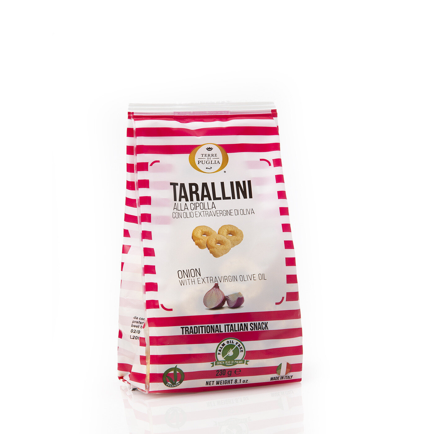 Tarallini aux Oignons 230g Tarallini aux Oignons 230g