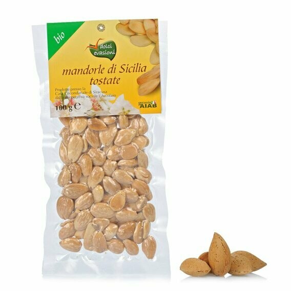 Amandes grillées Siciliennes 100g Amandes grillées Siciliennes 100g