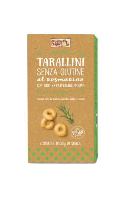 Tarallini sans gluten au romarin 180g Tarallini sans gluten au romarin 180g