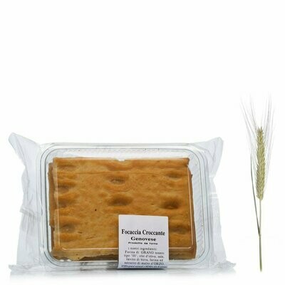 Focaccia génoise croquante 300g Focaccia génoise croquante 300g