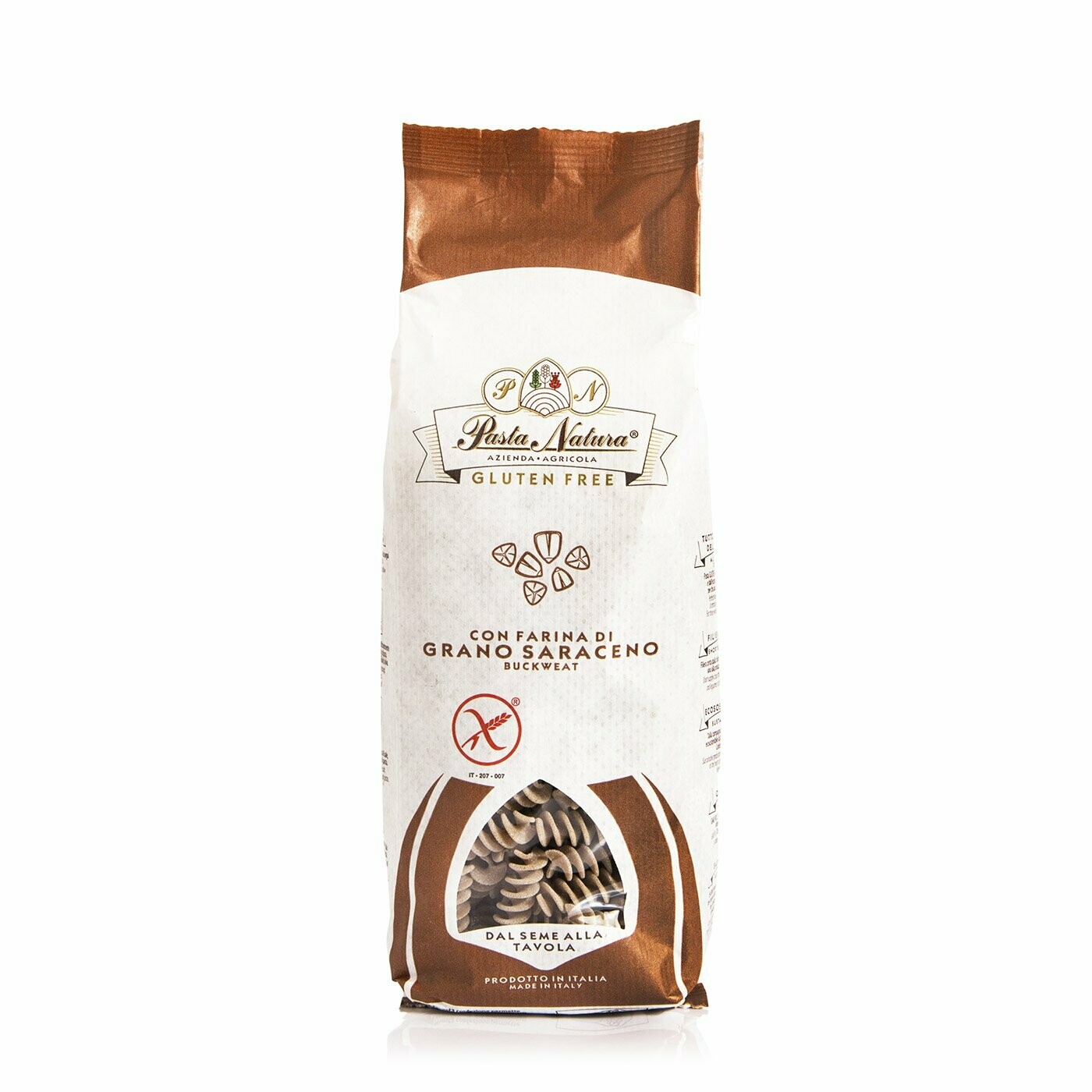 Fusilli sans gluten farine de sarrasin 250g Fusilli sans gluten farine de sarrasin 250g