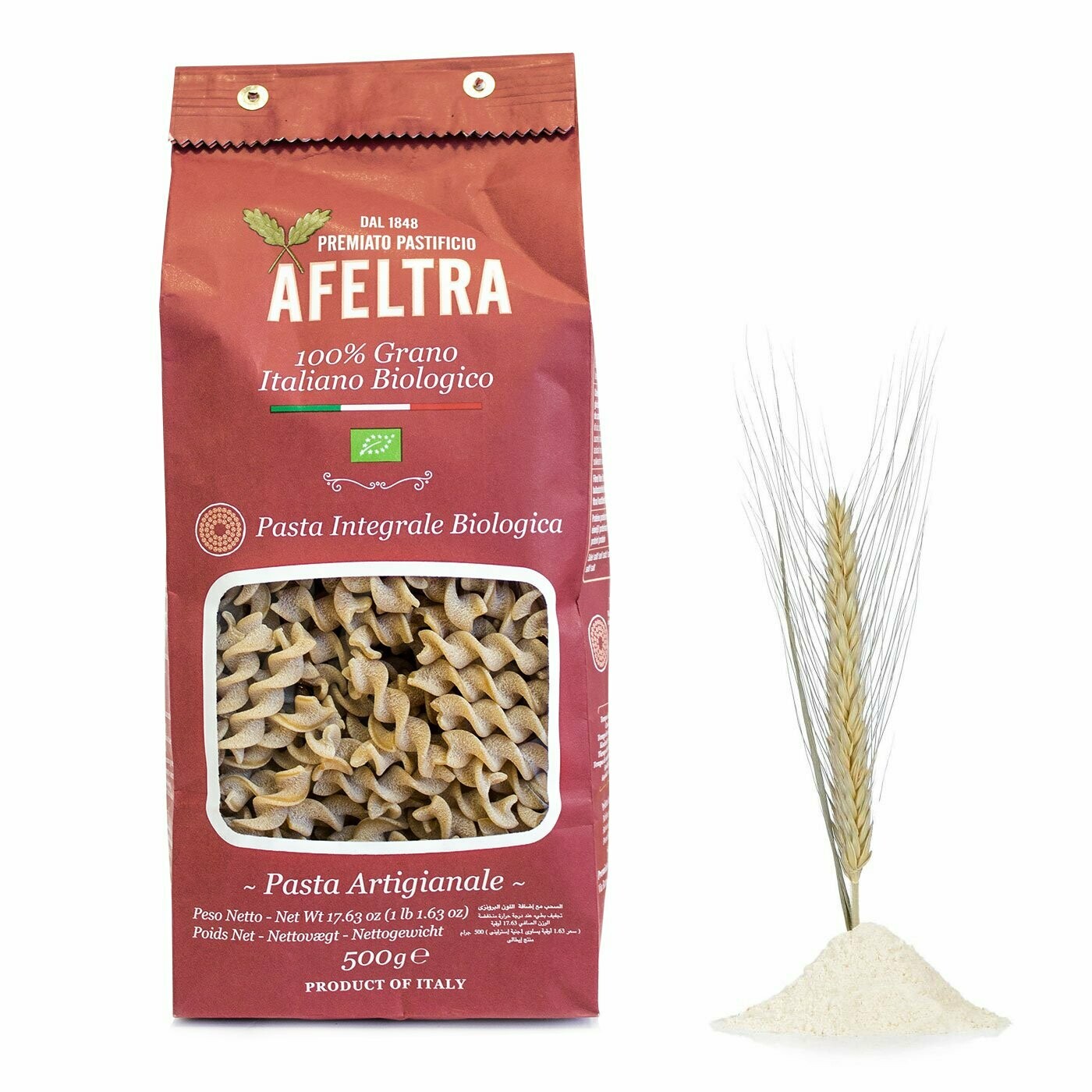 Tortiglioni Bio Au Blé Complet 500g Tortiglioni Bio Au Blé Complet 500g