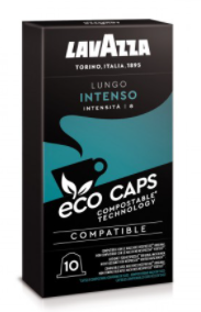 Café Lavazza eco caps lungo intenso 10 capsules Café Lavazza eco caps lungo intenso 10 capsules