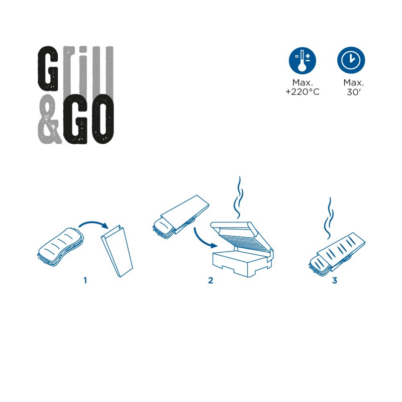 Sacos GRILL&GO 14+7x22cm (Pack 50 unidades)