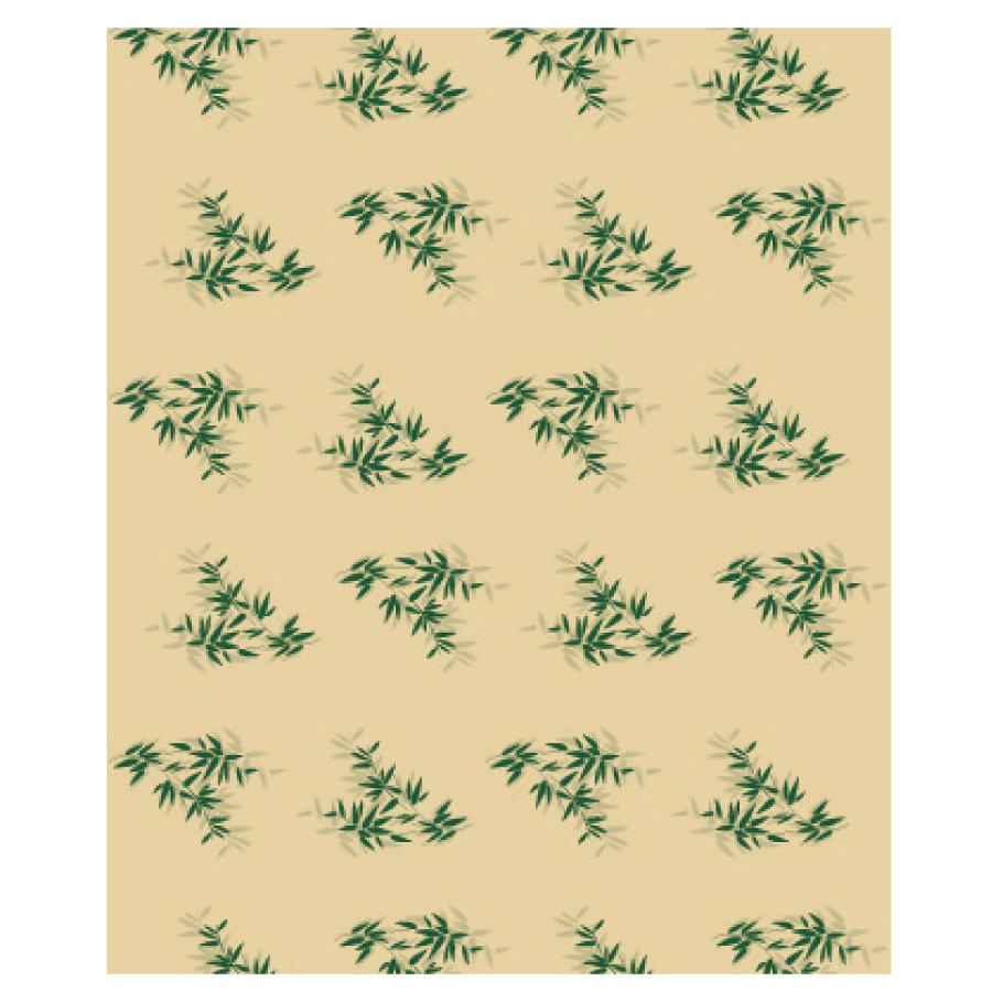 Folha de papel anti gordura "Feel Green" 31x38cm