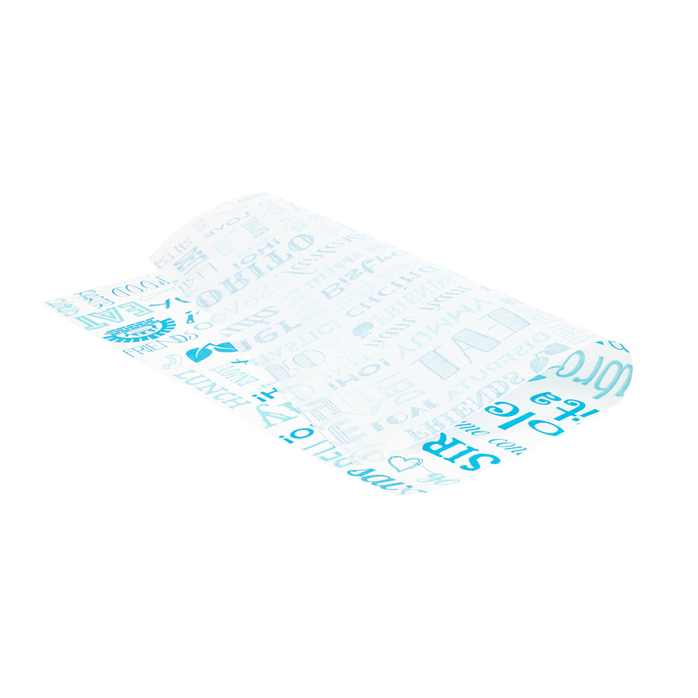 Folha de papel anti gordura "Parole" 31x31cm (Pack 1000 unidades)