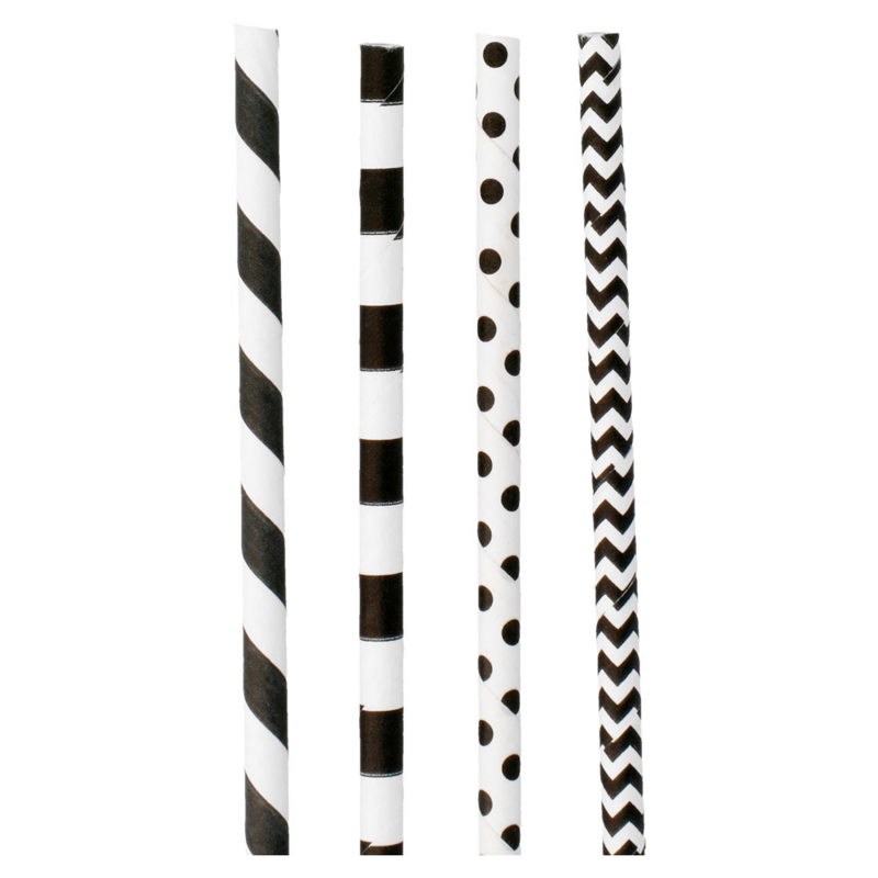 Palhinha direita riscas embalada Ø0,60x20cm (Pack 200 unidades)