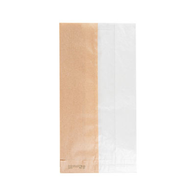 Saco eco CORNER WINDOW 40g 14+8x26cm (Pack 50 unidades)