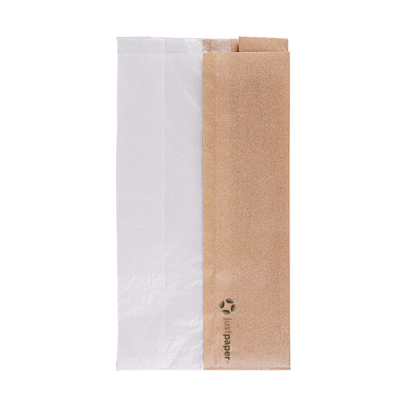 Saco eco CORNER WINDOW 40g 14+8x26cm (Pack 50 unidades)
