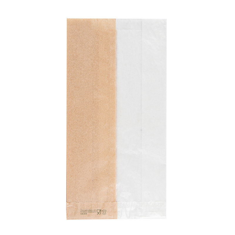 Saco eco CORNER WINDOW 40g 12+6x23cm (Pack 50 unidades)