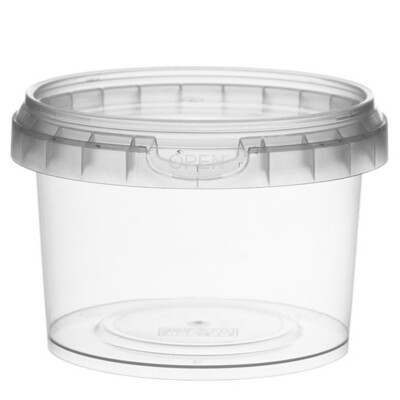 Recipiente inviolável  + tampa 280ml