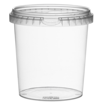 Recipiente inviolável  + tampa 870ml