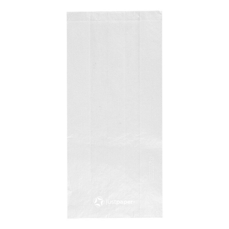 Saqueta PANORAMA janela transparente 12+6x26cm (Pack 50 unidades)