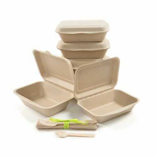 Embalagem takeaway milho 800ml (Pack 10 unidades)