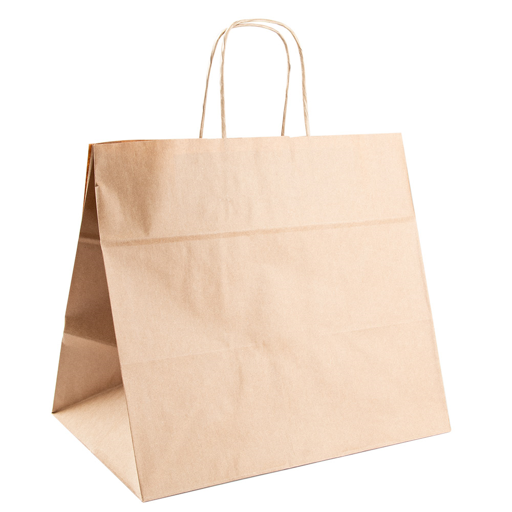 Sacola de papel kraft 33x28x25cm