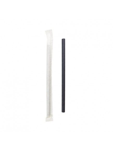 Palhinha de cartão embalada individualmente Ø 0,60x16cm (Pack 150 unidades)