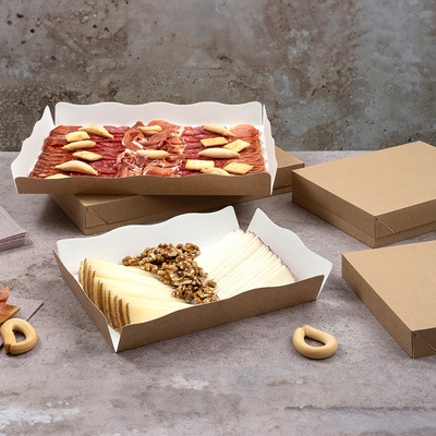 Bandeja+Tampa THEPACK 19,5x11x4,5cm (Pack 10 unidades)