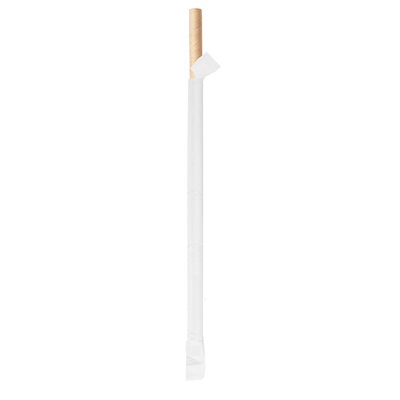 Palhinhas de papel embaladas Ø 0,80x20cm (Pack 100 unidades)