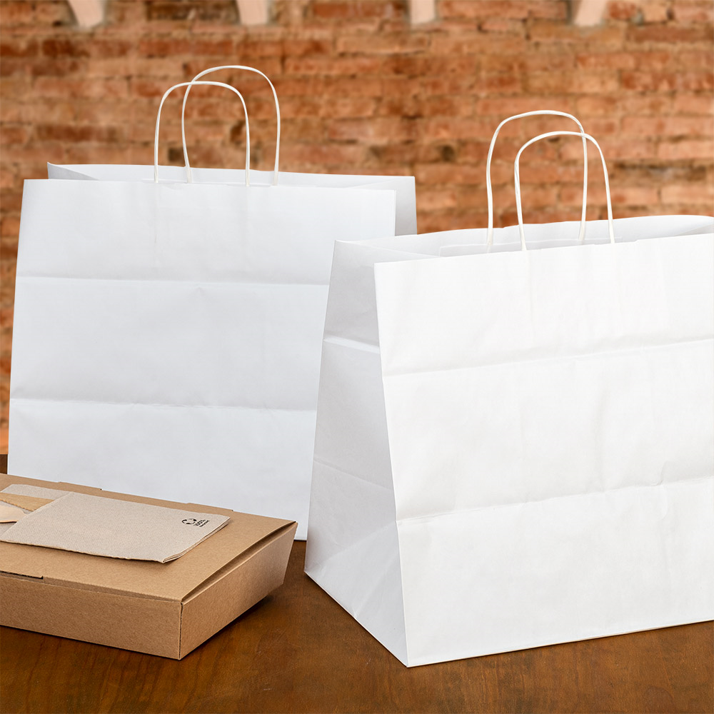 Sacola de papel 24+15x29cm (Pack 10 unidades)