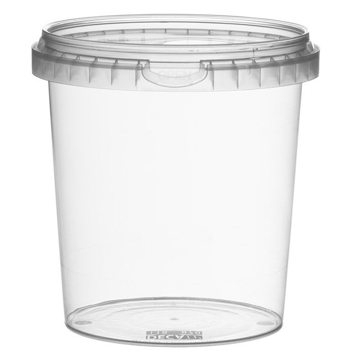 Recipiente inviolável  + tampa 870ml