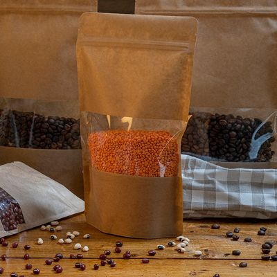 StandUP Kraft Fecho Zip 750g (Pack 10 unidades)