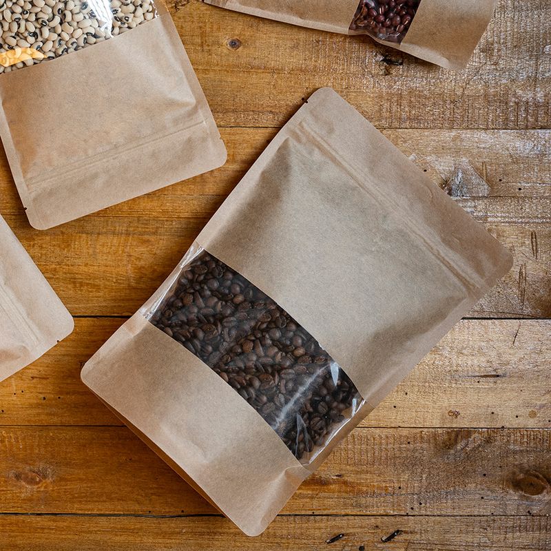 StandUP Kraft Fecho Zip 1kg (Pack 10 unidades)