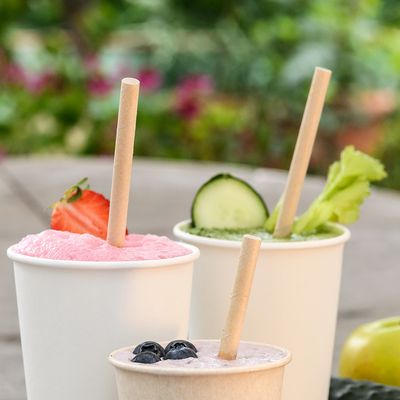 Palhinhas de papel embaladas Ø 0,80x20cm (Pack 100 unidades)