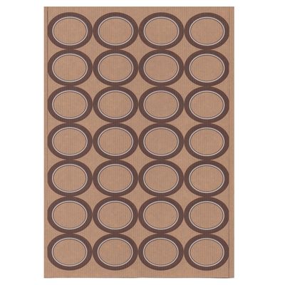 Folha A4 de 28 etiquetas rectangulares 4,5x3,6cm
