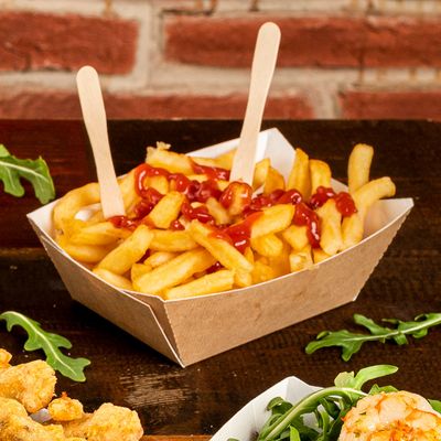 Barqueta  THEPACK 8,5x5x4cm (Pack 50 unidades)