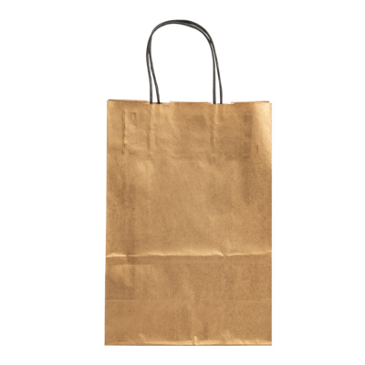 Sacola Dourada Kraft 20x10x29cm