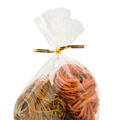 Atilhos de metal dourado 9,5cm (Pack 100 unidades)