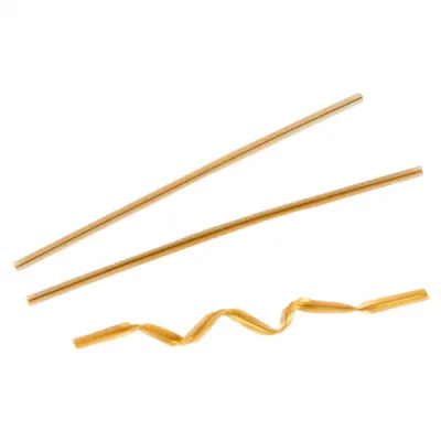 Atilhos de metal dourado 9,5cm (Pack 100 unidades)