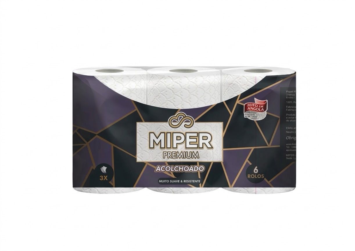 Papel higiênico alcochoado (Pack 6 rolos)