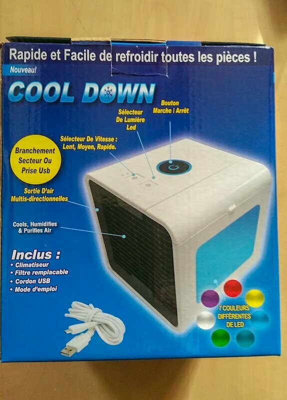 24 refroidisseurs d'air COOL DOWN