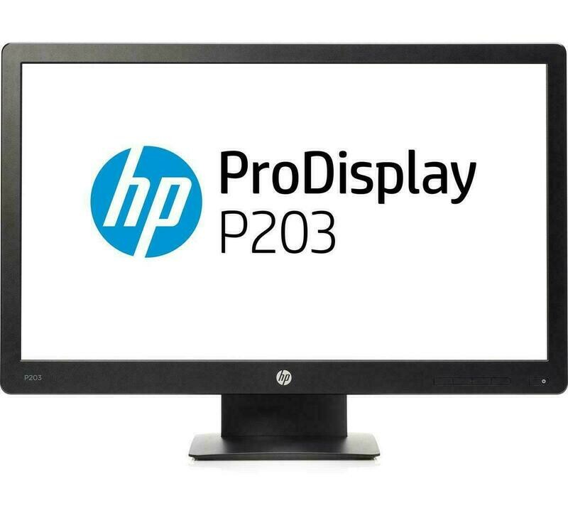 HP 20&quot; P203 Monitor (1 VGA Port, 1 Display Port)