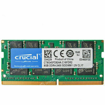 CRUCIAL 8 GB DDR4 Internal memory laptop 2400 MHZ