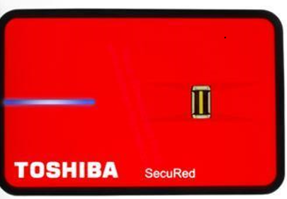 Toshiba 320 GB Fingerprint External Hard Disk