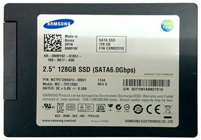 128 GB SAMSUNG SSD PM871-2.5 7mm