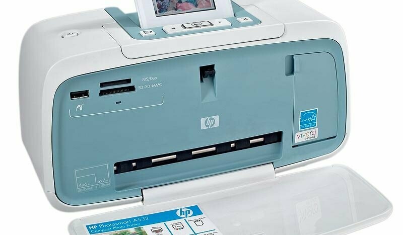 HP A532-Up to upto 27 seconds Colour Print,Memory Card ,200 x 1200 dpi Standard Print,20-sheet 10 x 15 / 13 x 18 cm photo paper tray