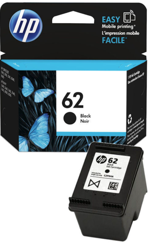 HP 62 BLACK
