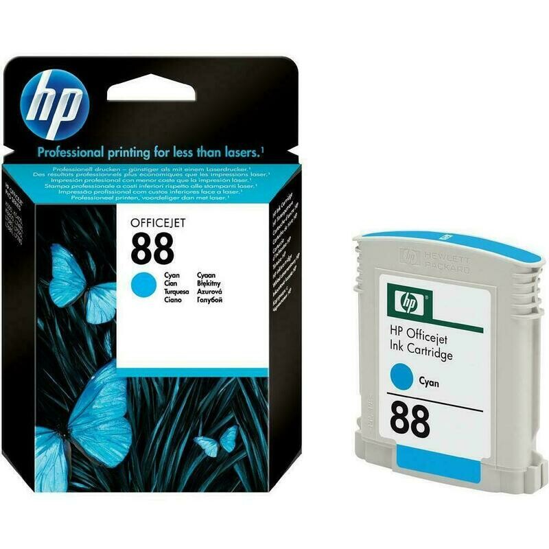 HP 88 CYAN-PRINTS UPTO 860 PAGES