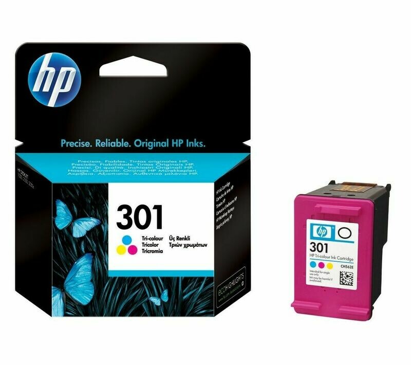 HP 301 COLOUR-PRINTS UPTO 165 PAGES