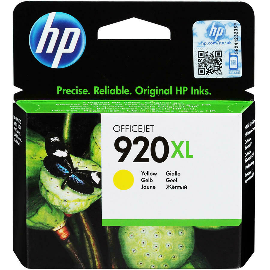 HP 920 YELLOW XL-PRINTS APP.700 PAGES