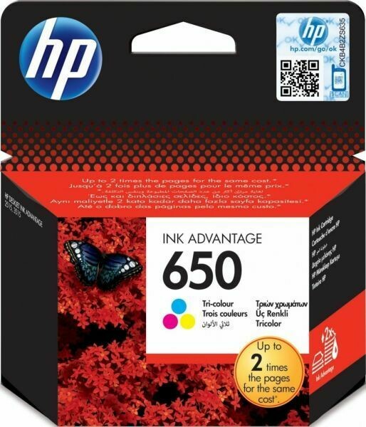 HP 650 TRI COLOUR