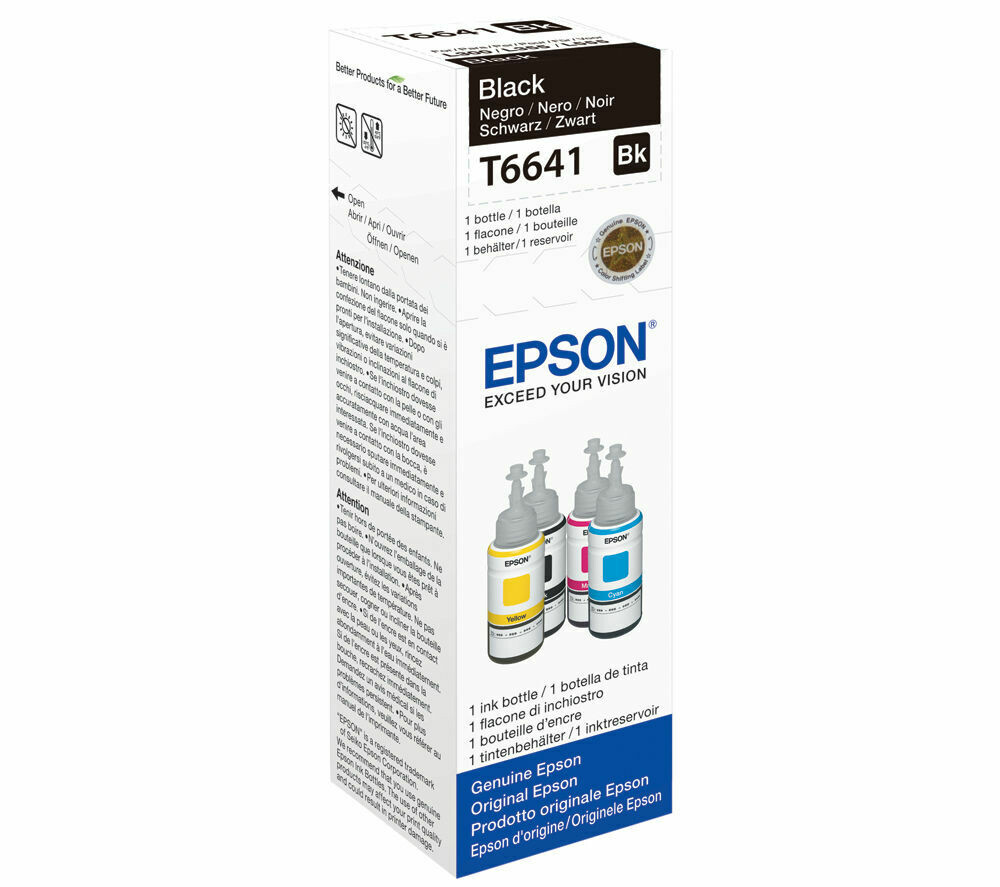 EPSON T6641 BLACK-FOR USE IN EPSON L100/L200